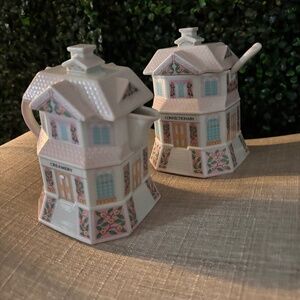 The Lenox Village Confectionary Sugar and Creamer Set